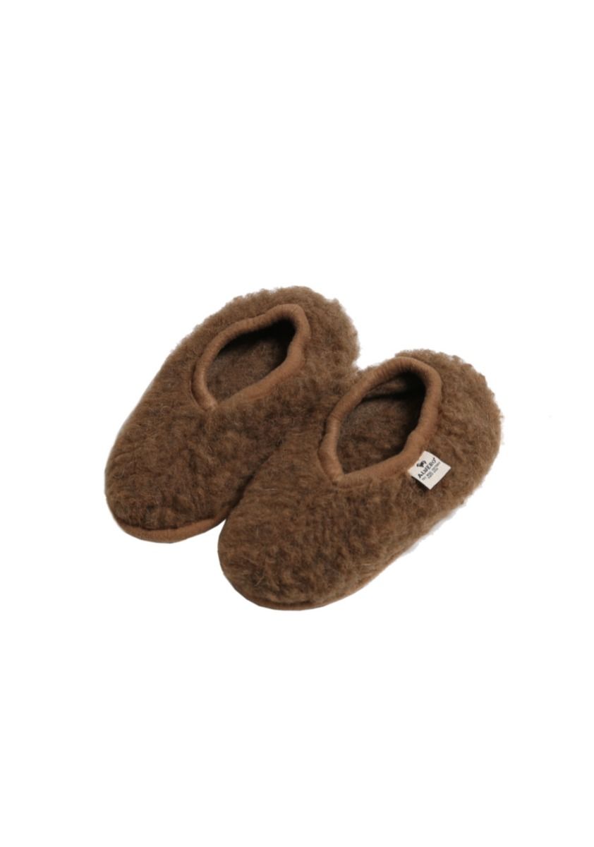 Hausschuhe aus Wolle 'Junior Eco'