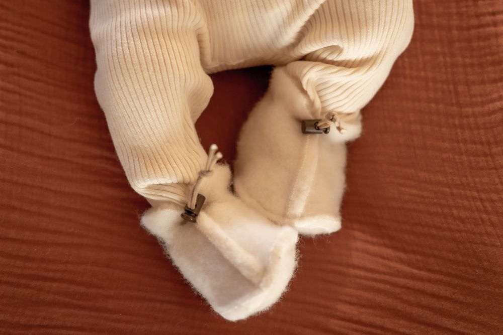 Baby Trageschuhe aus Wolle