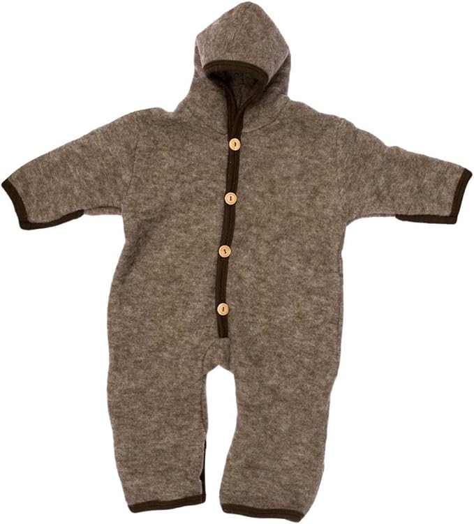Cosilana Baby Woll-Overall in Braun
