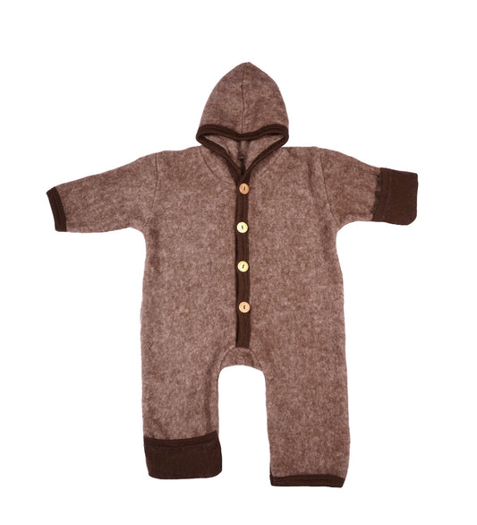 Cosilana Baby Woll-Overall in Braun